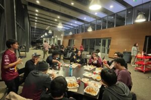 Attendees for Raising Canes Welcome Dinner